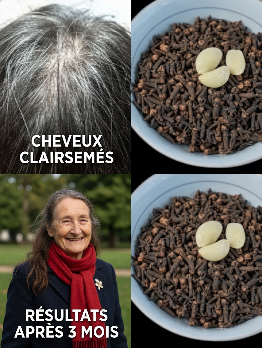 Dites adieu aux cheveux gris grâce à l’ail et aux clous de girofle : un puissant remède naturel