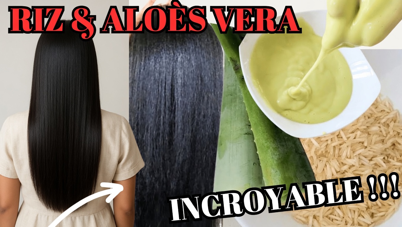 Le masque de riz et d’aloe vera qui a transformé mes cheveux et ma peau : de vrais résultats grâce à un simple remède de cuisine
