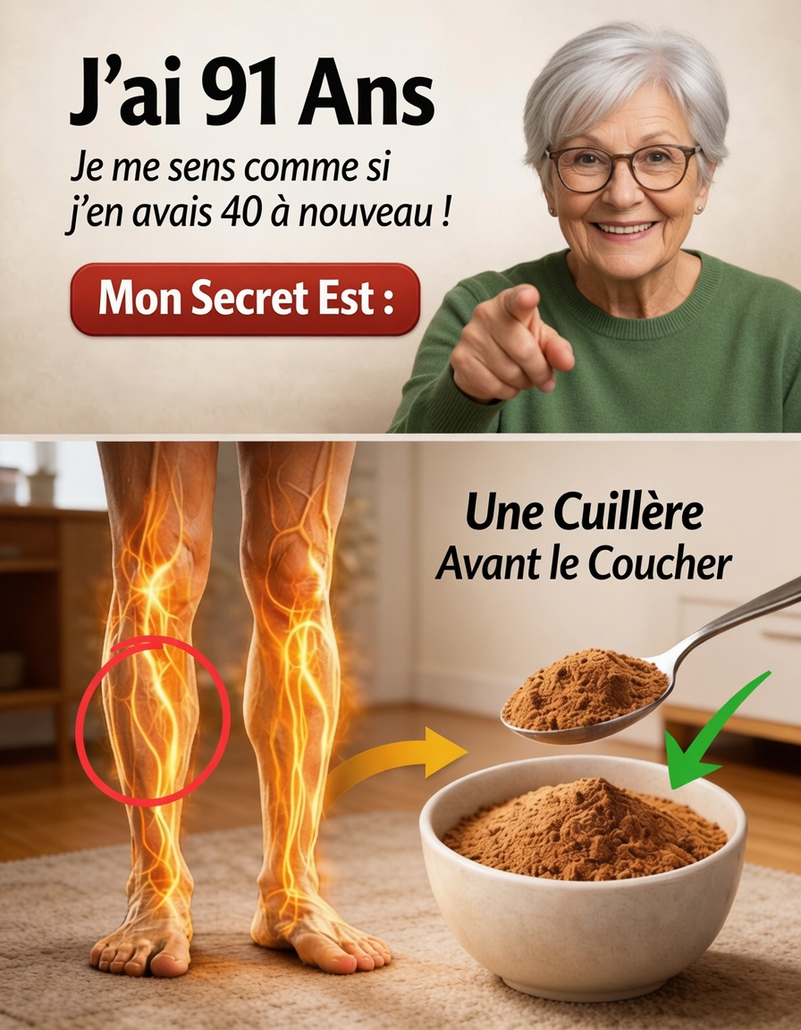 Pour les seniors : mangez ceci avant de vous coucher pour aider à stimuler le flux sanguin et améliorer la circulation dans vos jambes et vos pieds (jusqu’à 24 heures)