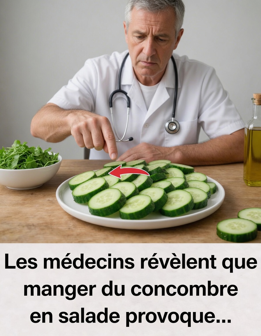 Les médecins révèlent ce qui se passe vraiment lorsque vous mangez du concombre dans des salades tous les jours