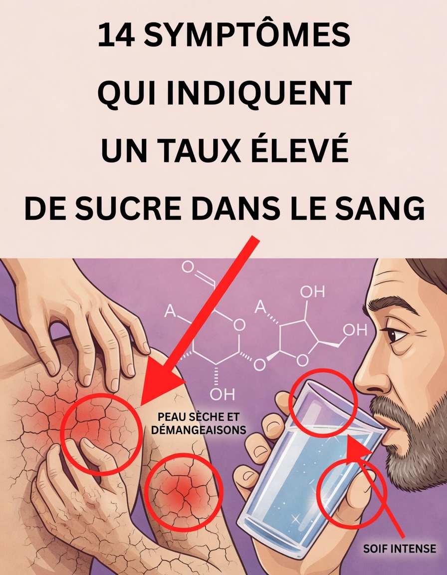 Signes que vous avez trop de sucre dans le sang…voir plus