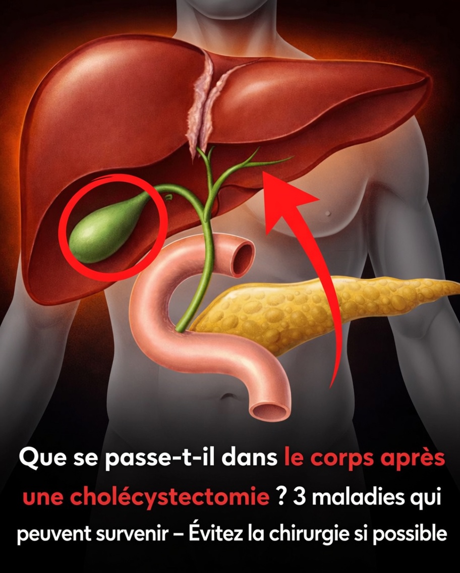 Que se passe-t-il dans votre corps après l’ablation de la vésicule biliaire ?