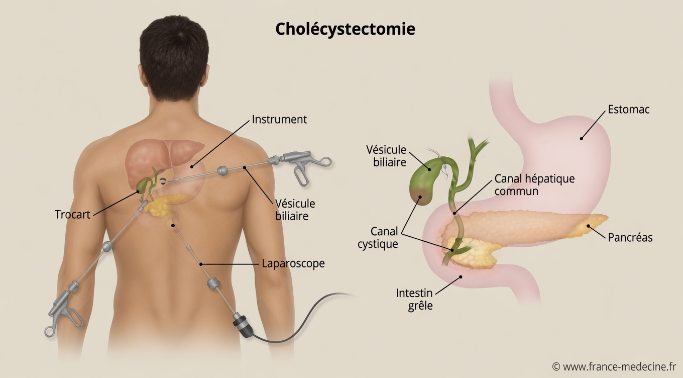 Que se passe-t-il dans votre corps après l’ablation de la vésicule biliaire ?