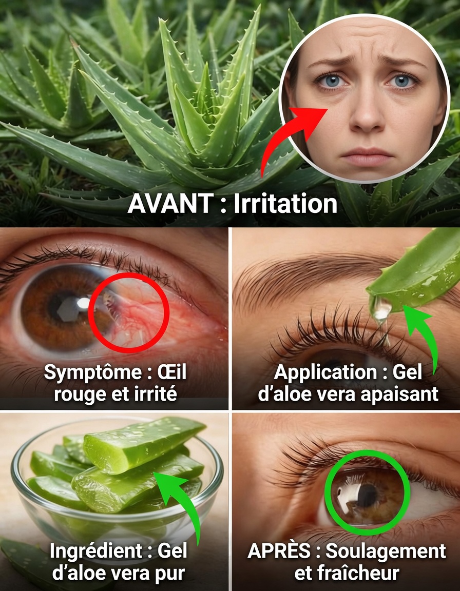 Aloe vera pour la santé des yeux : soulagement naturel contre les rougeurs, la sécheresse oculaire et l’irritation
