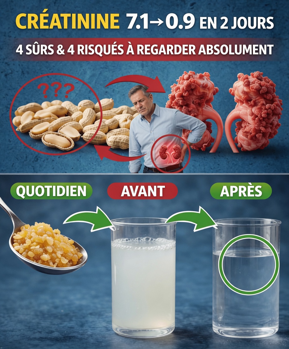Les niveaux de créatinine ont chuté de 7,1 à 0,9 en 2 jours ! 4 graisses saines pour la santé des reins et 4 graisses potentiellement risquées que vous devriez connaître