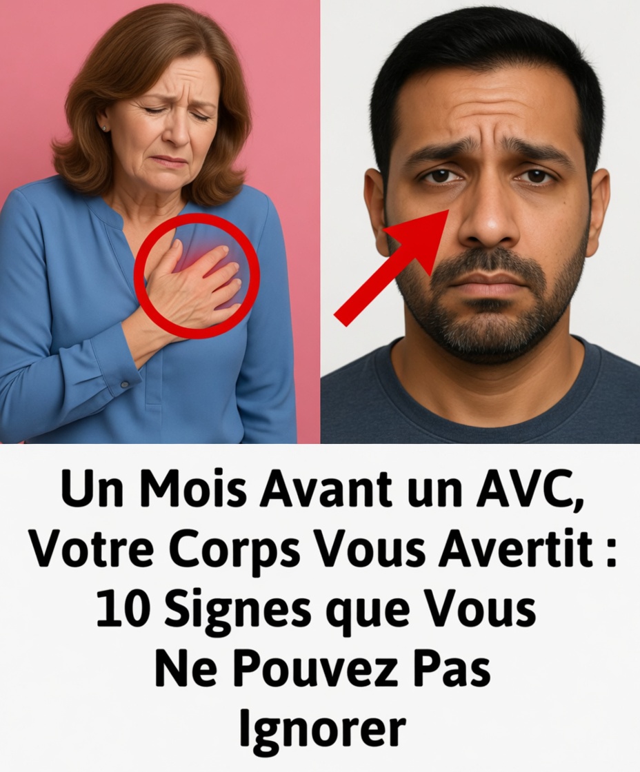 Un mois avant un AVC, votre corps vous avertit : 10 signes à ne pas ignorer