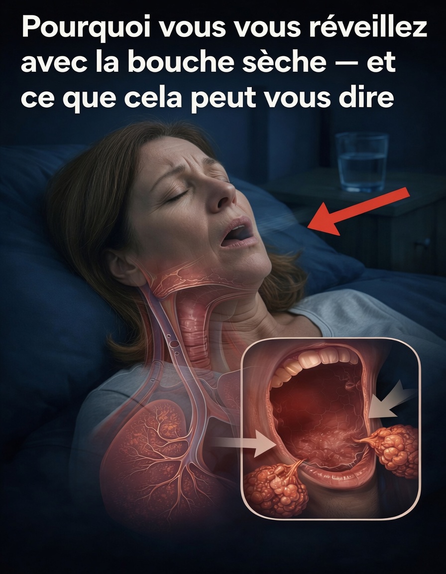 Pourquoi vous vous réveillez toujours avec la bouche sèche — et ce que cela pourrait révéler