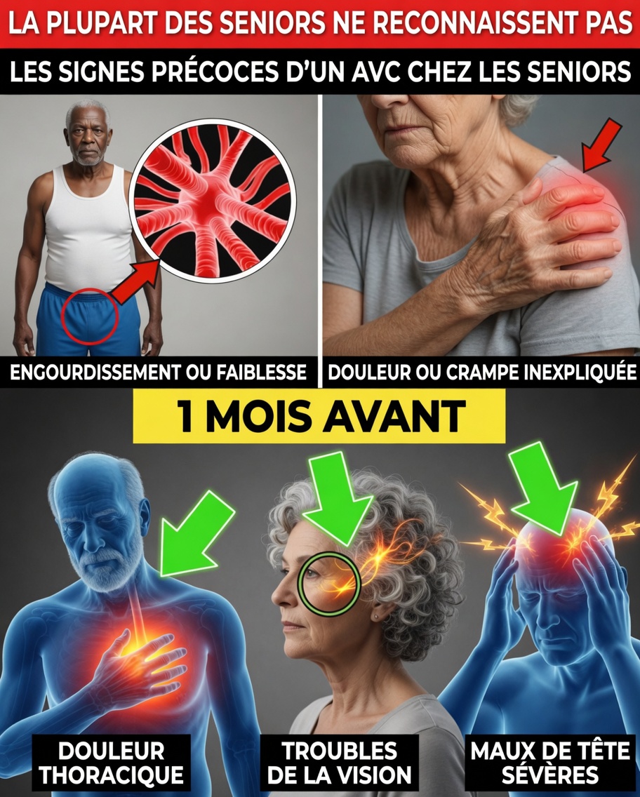 10 Signes Précoces d’un AVC (Ils Apparaissent 10 Jours Avant !)