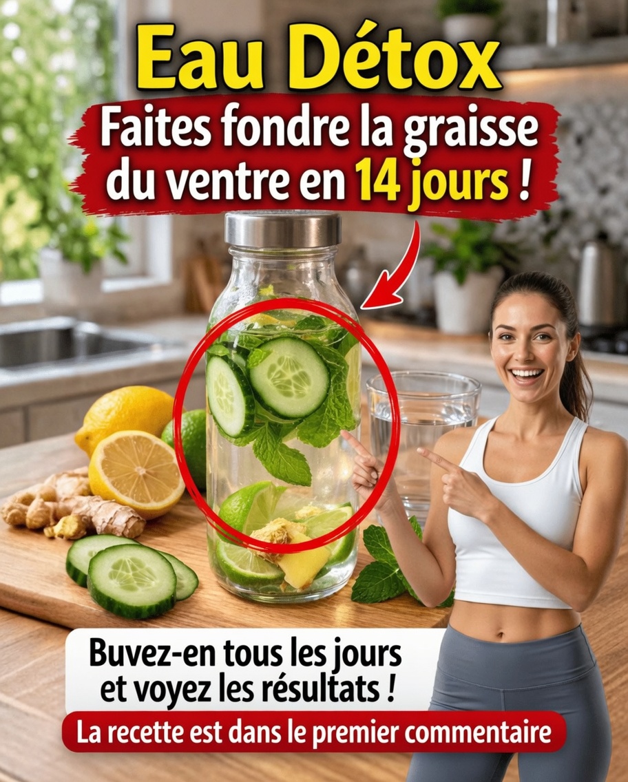 Que se passe-t-il dans votre corps lorsque vous buvez une eau détox au concombre, au citron et au gingembre pendant 14 jours ?