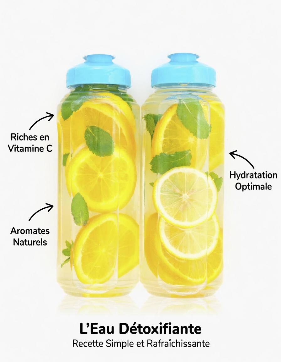 Que se passe-t-il dans votre corps lorsque vous buvez une eau détox au concombre, au citron et au gingembre pendant 14 jours ?