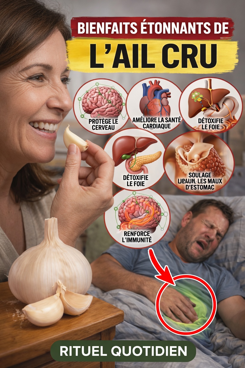 Débloquer le bien-être : ce qui se passe lorsque vous mangez deux gousses d’ail cru par jour