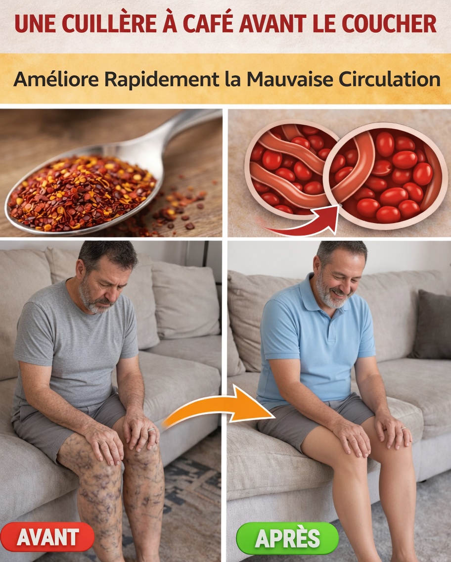 Seniors, mangez CECI avant de vous coucher pour augmenter le flux sanguin et la circulation dans vos jambes et vos pieds en 24 heures !