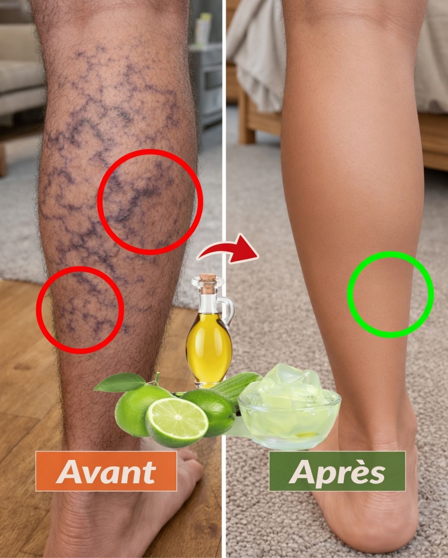 Inquiet au sujet de veines saillantes aux jambes après 50 ans ? Découvrez cette simple habitude en cuisine