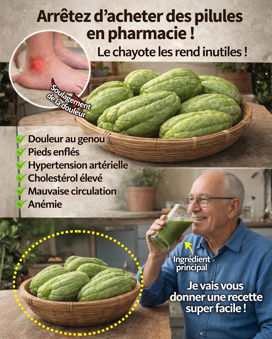 La chayotte pour les seniors : le légume méconnu qui favorise le confort du cœur et des articulations ?