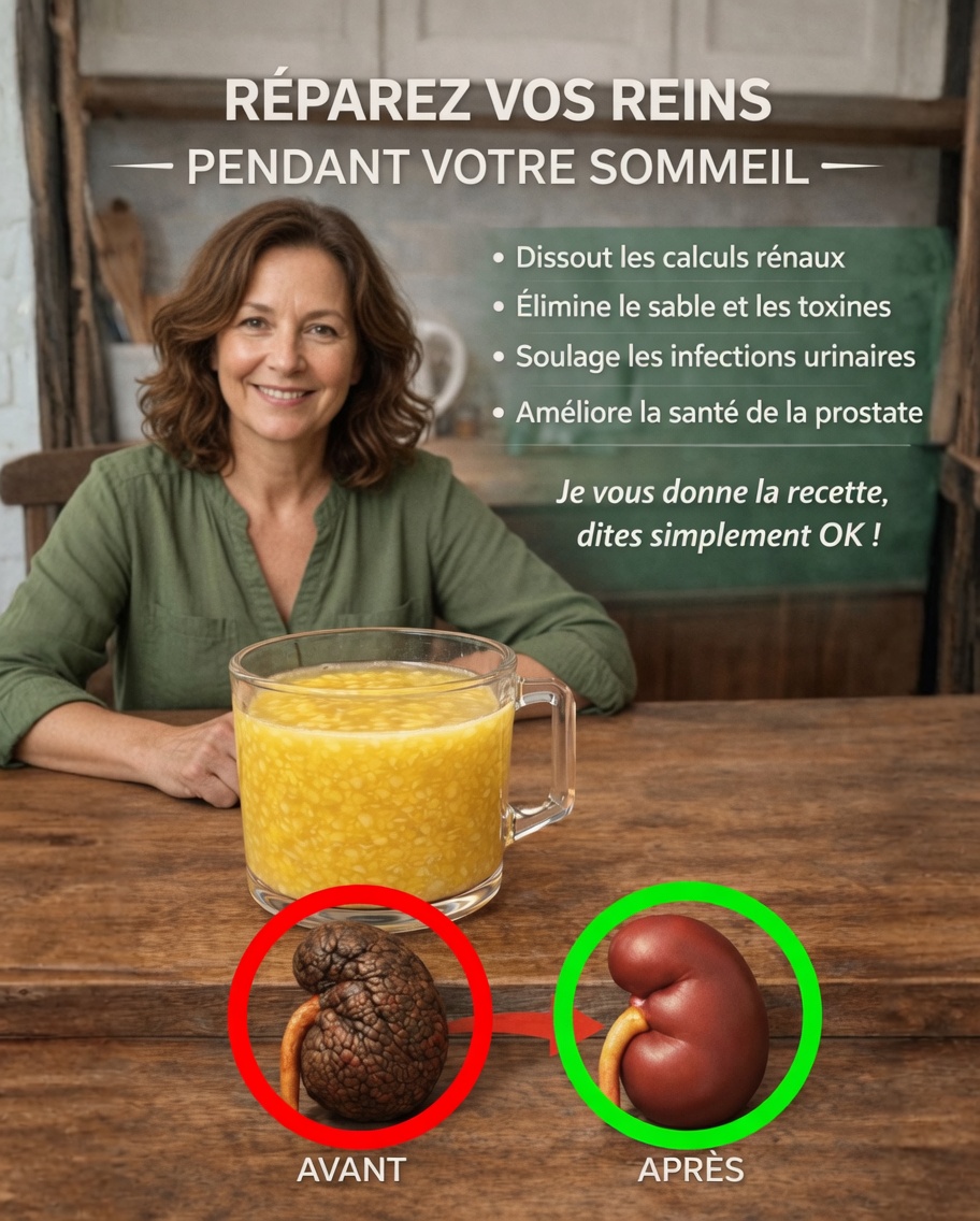Réparez vos reins pendant votre sommeil ? La boisson nocturne que de nombreux seniors découvrent