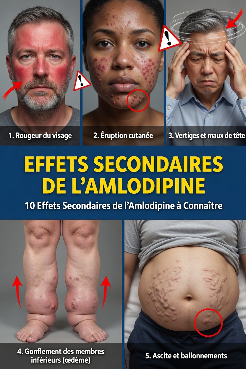 Avertissement sur l’amlodipine pour les seniors : 12 effets secondaires discrets que beaucoup de gens manquent