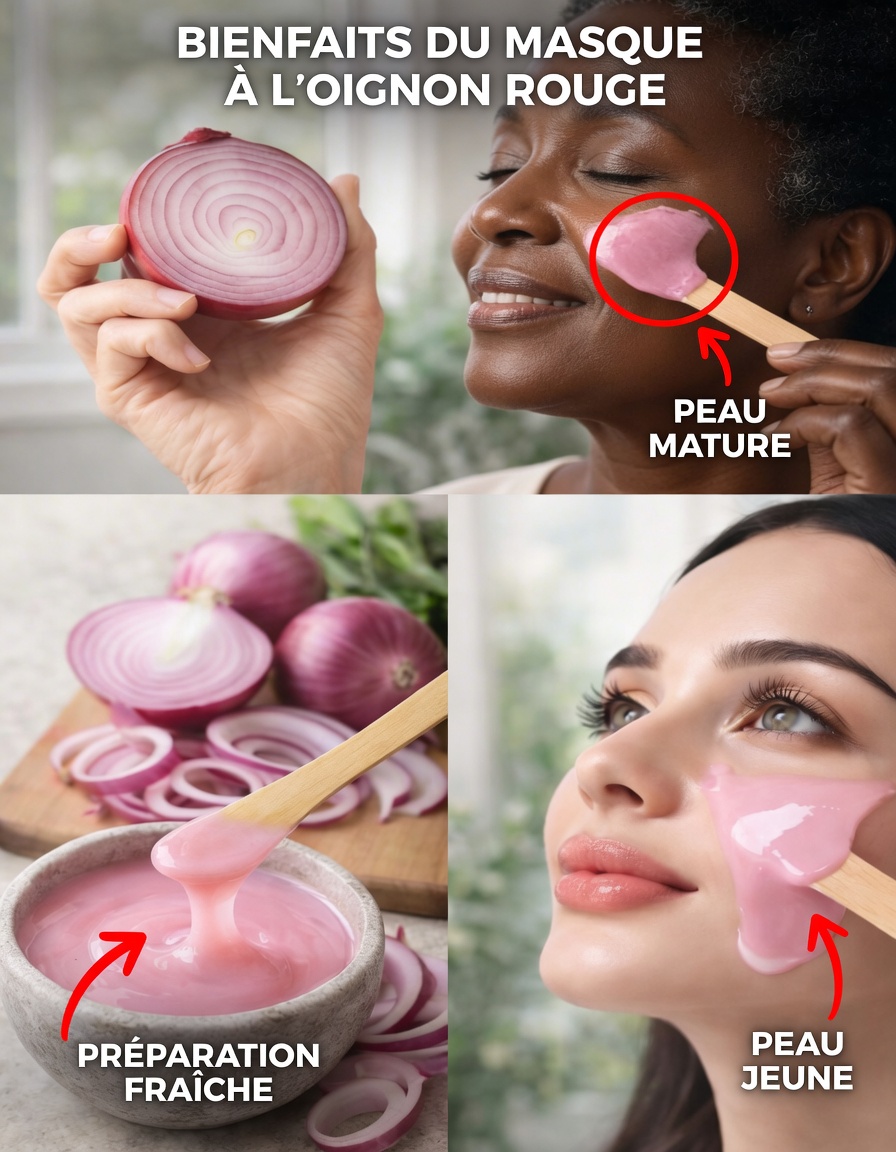 Découvrez 12 bienfaits potentiels de l’utilisation de l’oignon rouge pour le visage dans votre routine de soins naturels