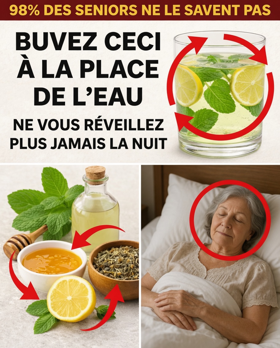 Plus de 60 ans et vous vous réveillez souvent la nuit ? Des boissons naturelles du soir qui peuvent favoriser un sommeil plus profond