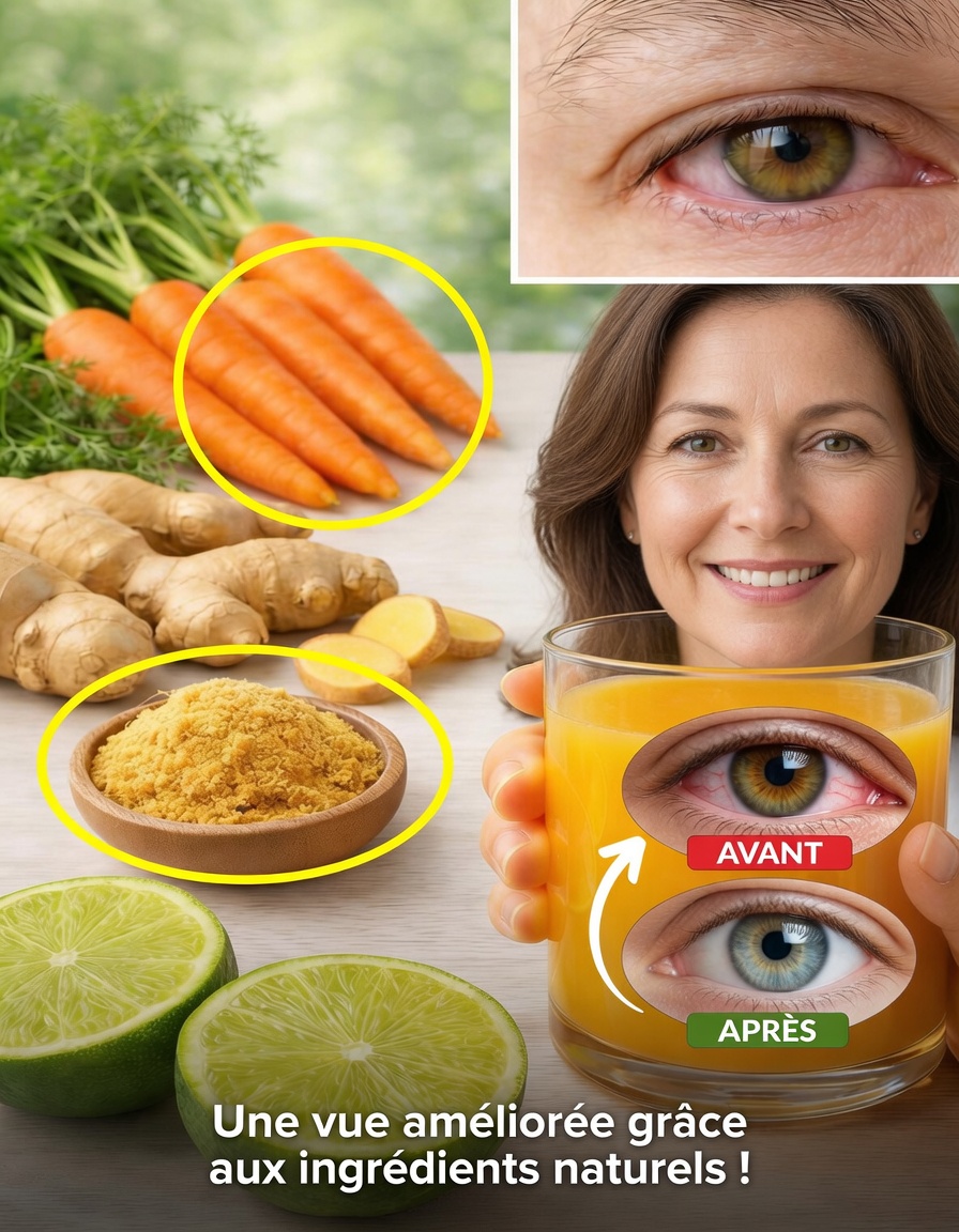 Jus de gingembre, citron et carotte pour la santé des yeux : le rituel matinal à 3 ingrédients qui sauve la vue de milliers de personnes (vous regretterez de ne pas avoir commencé hier)