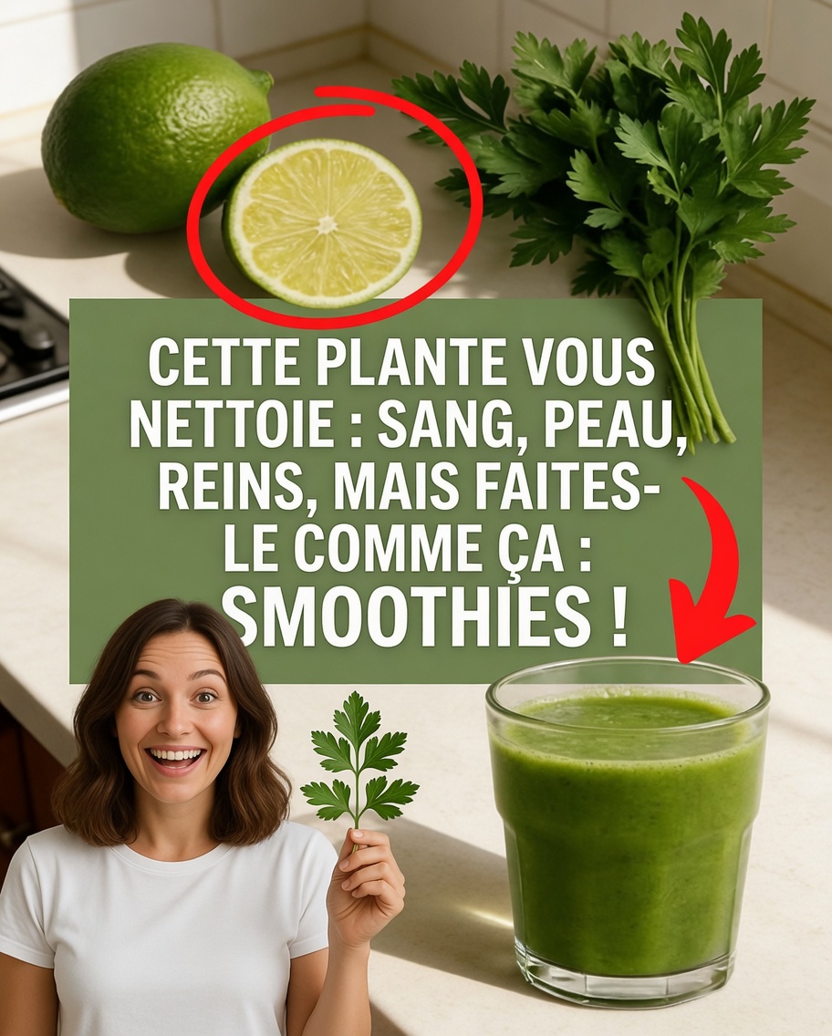 Smoothie au persil, au citron vert et au kale : une boisson matinale de 60 secondes qui pourrait favoriser la détox, la clarté de la peau et la santé des reins