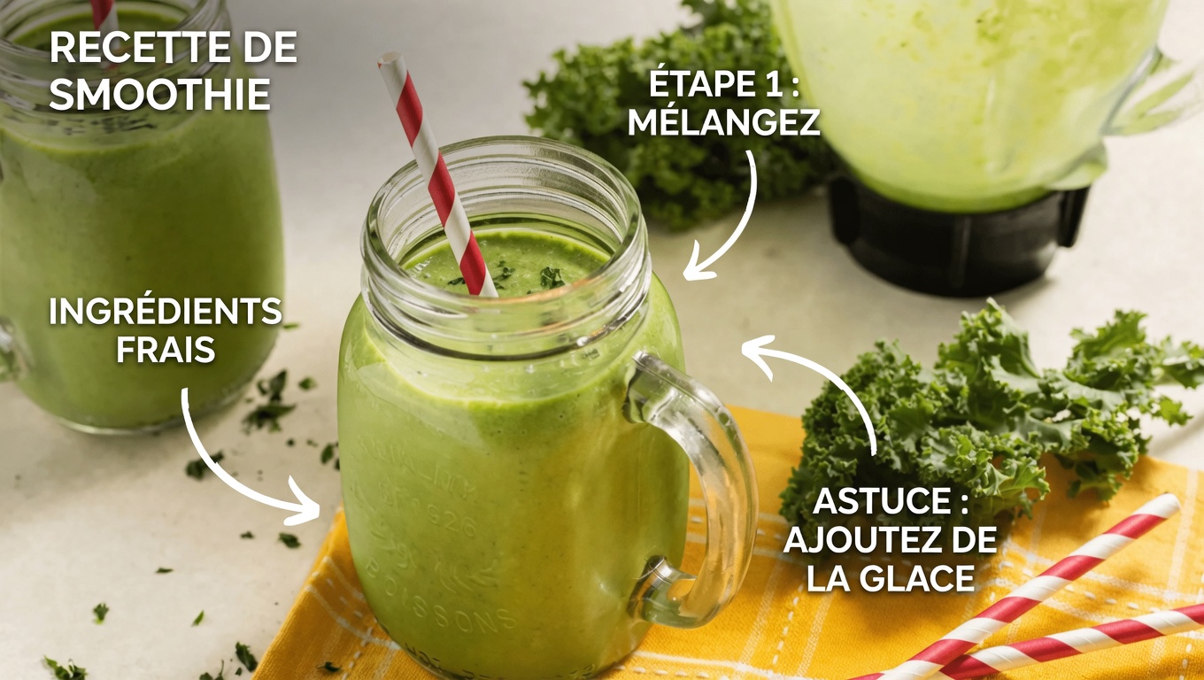 Smoothie au persil, au citron vert et au kale : une boisson matinale de 60 secondes qui pourrait favoriser la détox, la clarté de la peau et la santé des reins