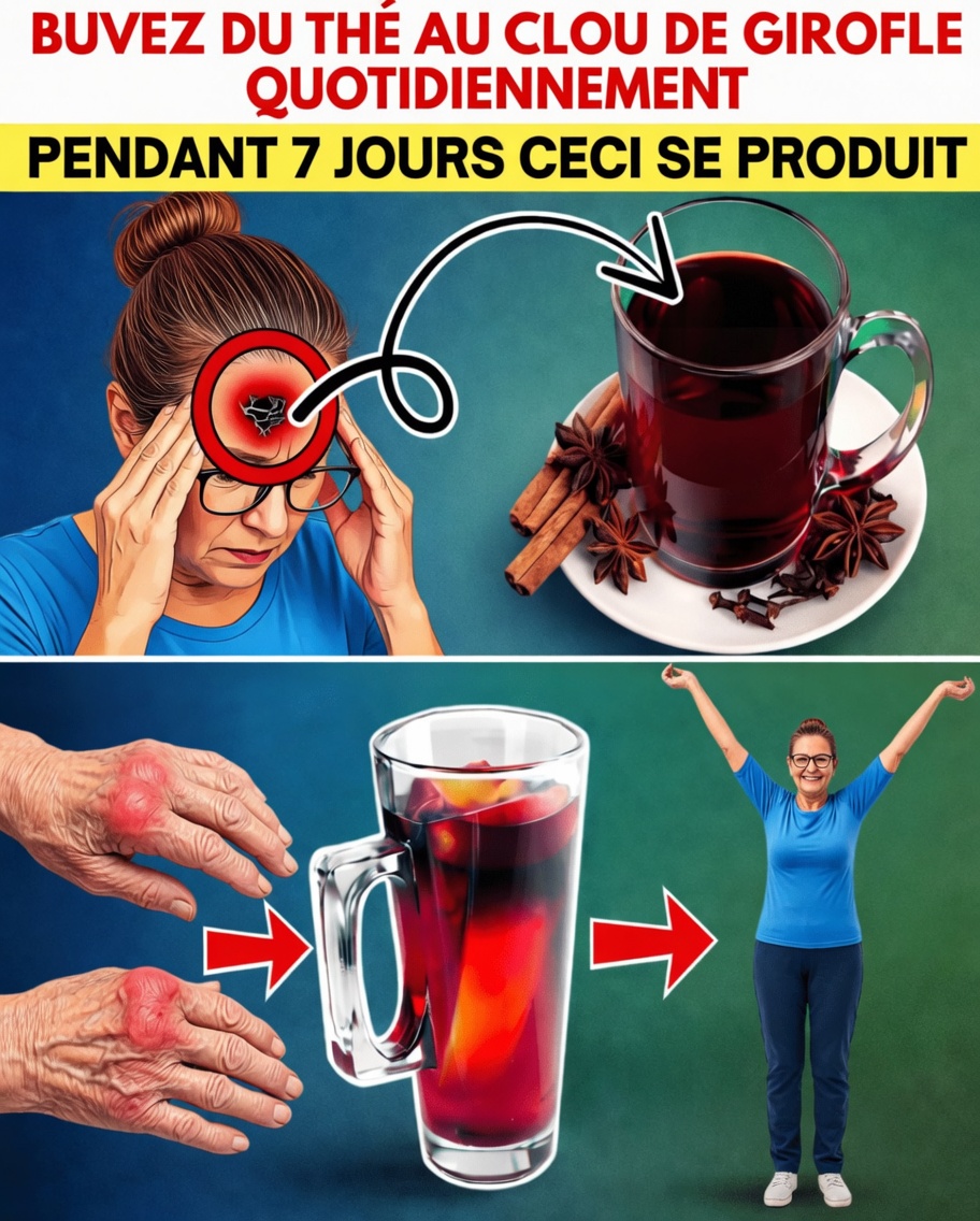 Boire 1 tasse de tisane de clou de girofle chaque jour pendant 7 jours : ce que la science montre réellement sur le soulagement de la douleur, la glycémie, la digestion, la circulation, et plus encore (une transformation réaliste – pas un miracle du jour au lendemain)