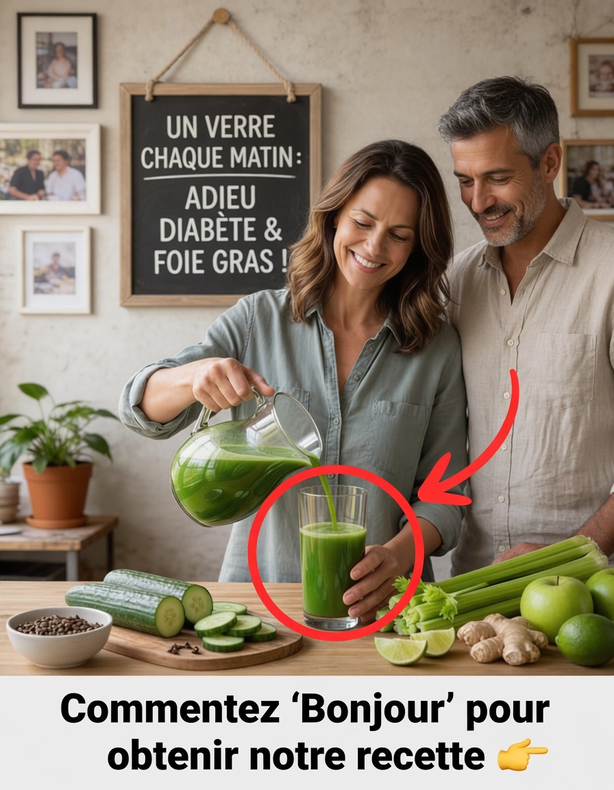 Eau verte façon marché pouvant soutenir la glycémie, la circulation et la santé digestive