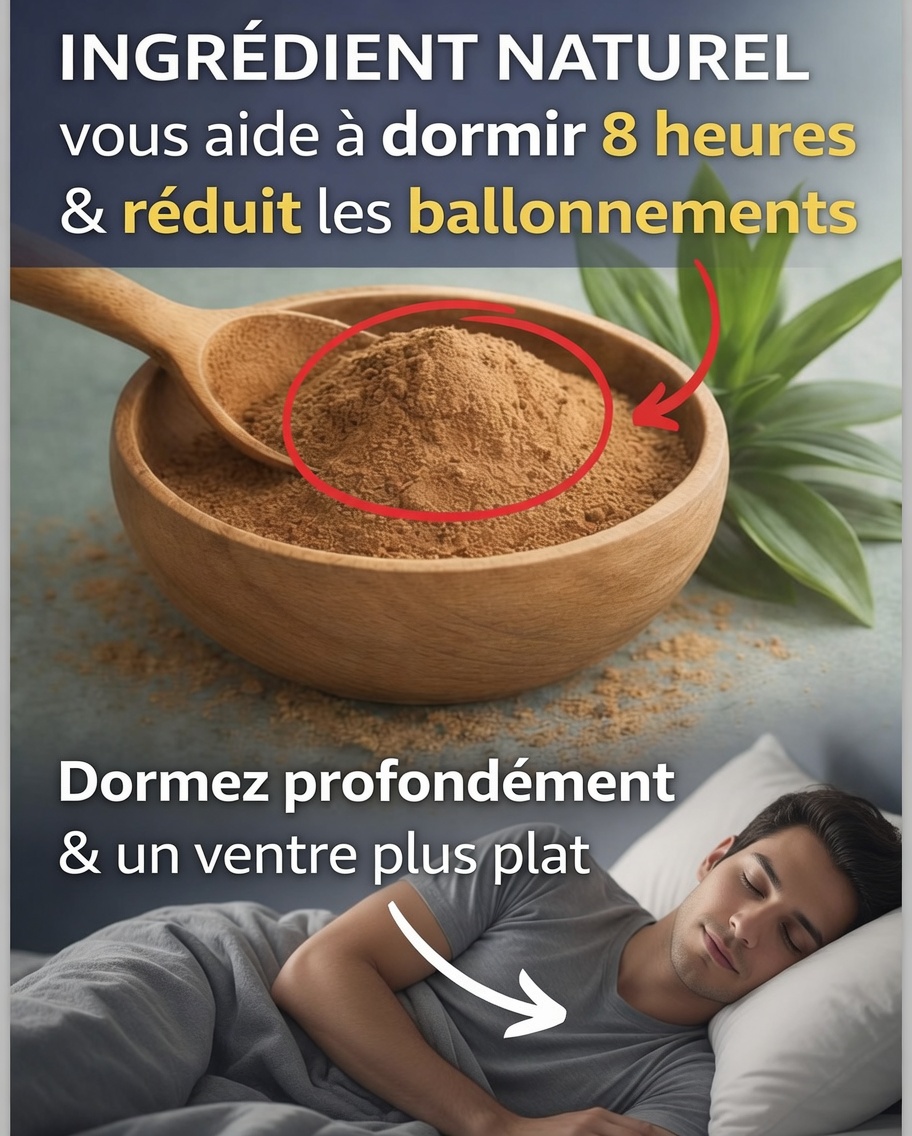 L’ingrédient naturel qui vous aide à dormir 8 heures d’affilée et à réduire les ballonnements