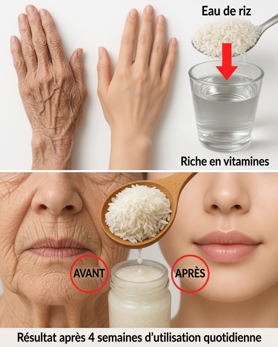 Effacez les rides pendant la nuit avec de l’eau de riz : retrouvez instantanément une peau 20 ans plus jeune !