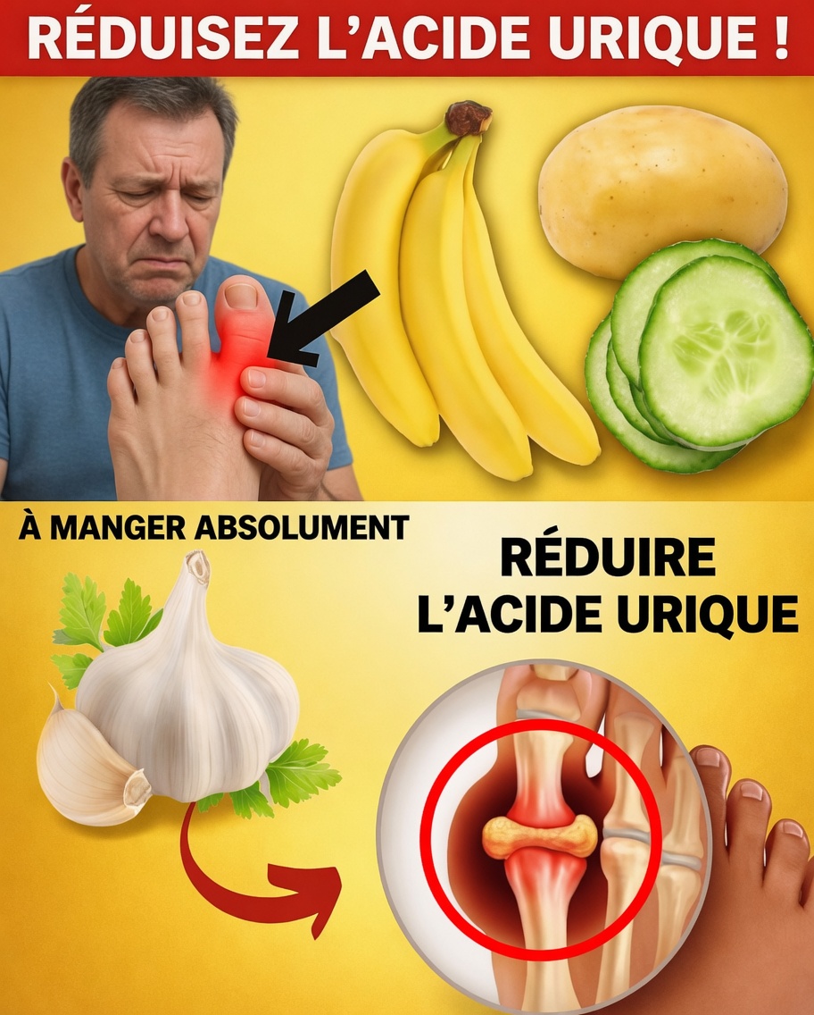 Découvrez 10 aliments du quotidien qui peuvent aider à réduire le taux d’acide urique