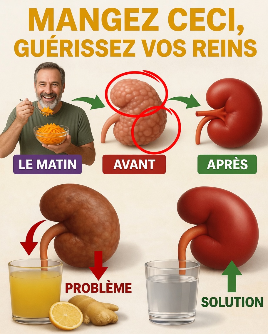 Boisson matinale pour revitaliser rapidement vos reins
