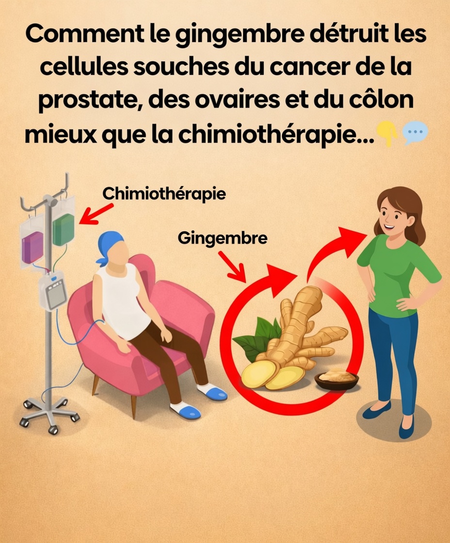 Comment le gingembre cible les cellules souches des cancers de la prostate, de l’ovaire et du côlon mieux que la chimiothérapie