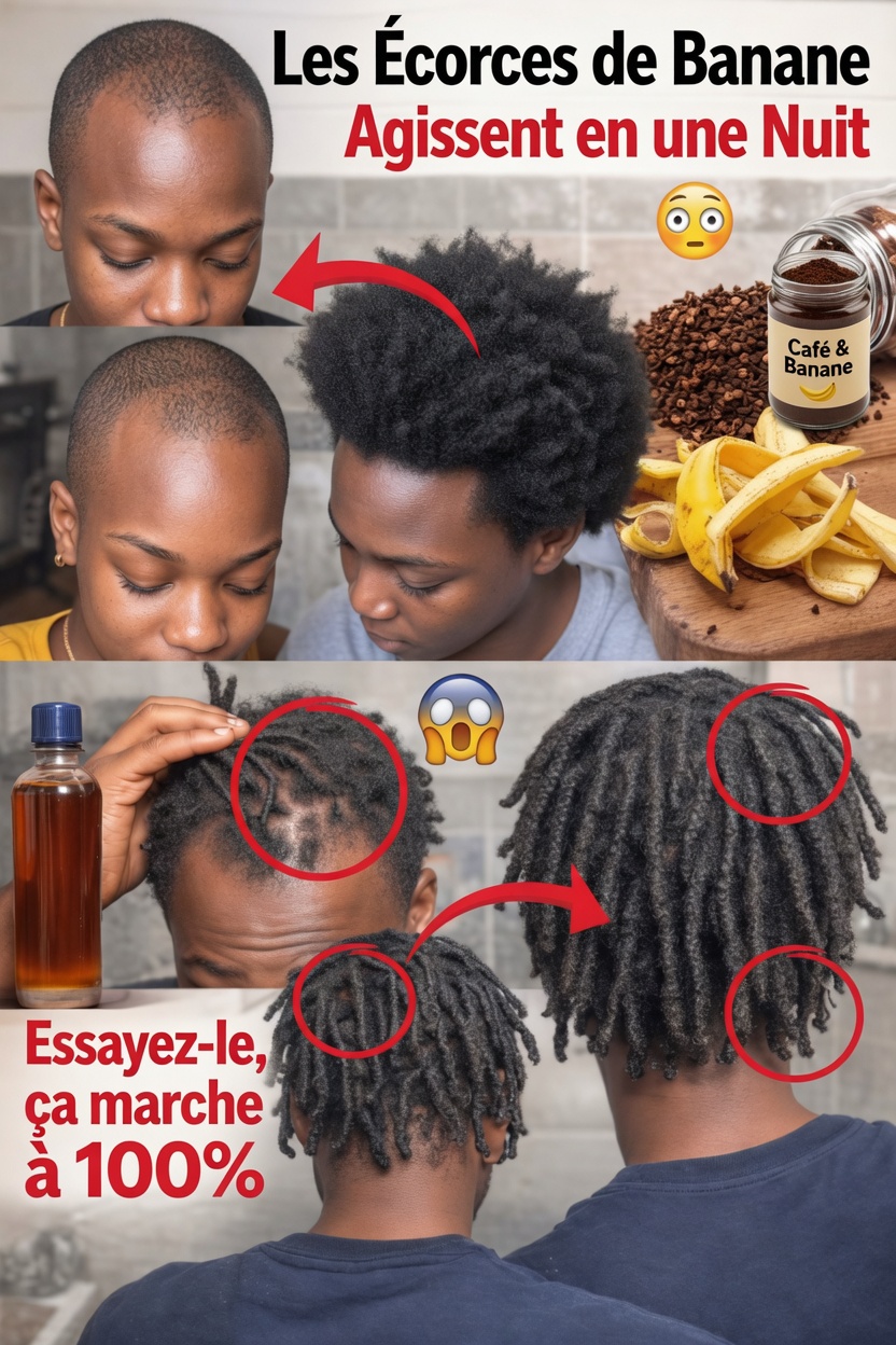 Mélangez simplement des clous de girofle avec une peau de banane une seule fois et regardez vos cheveux pousser à une vitesse folle ! –