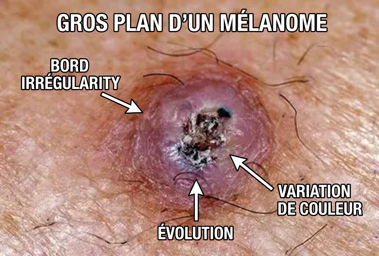 Plaie douloureuse avec un centre sombre sur le mollet : un avertissement cutané à ne pas ignorer