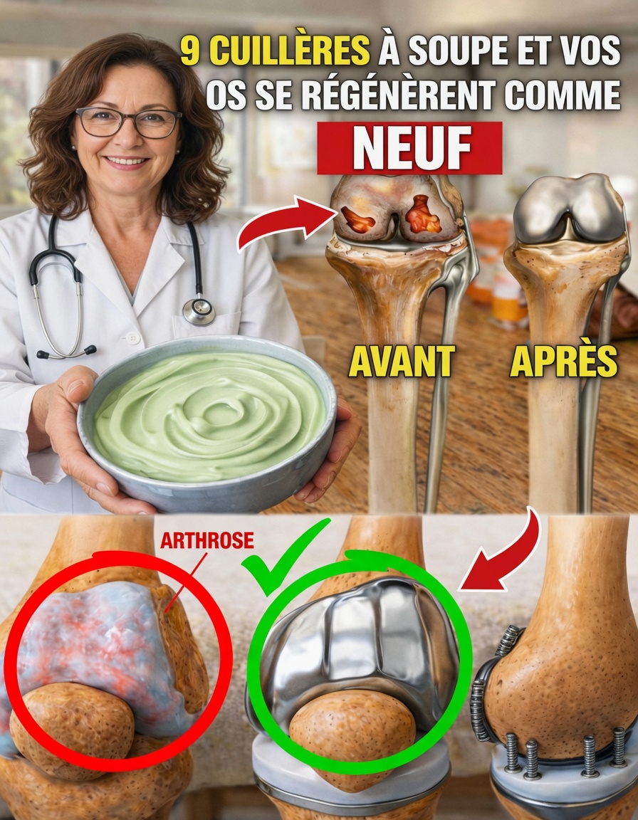 9 cuillères à soupe de cet aliment du quotidien peuvent-elles favoriser le confort des genoux après 60 ans ?