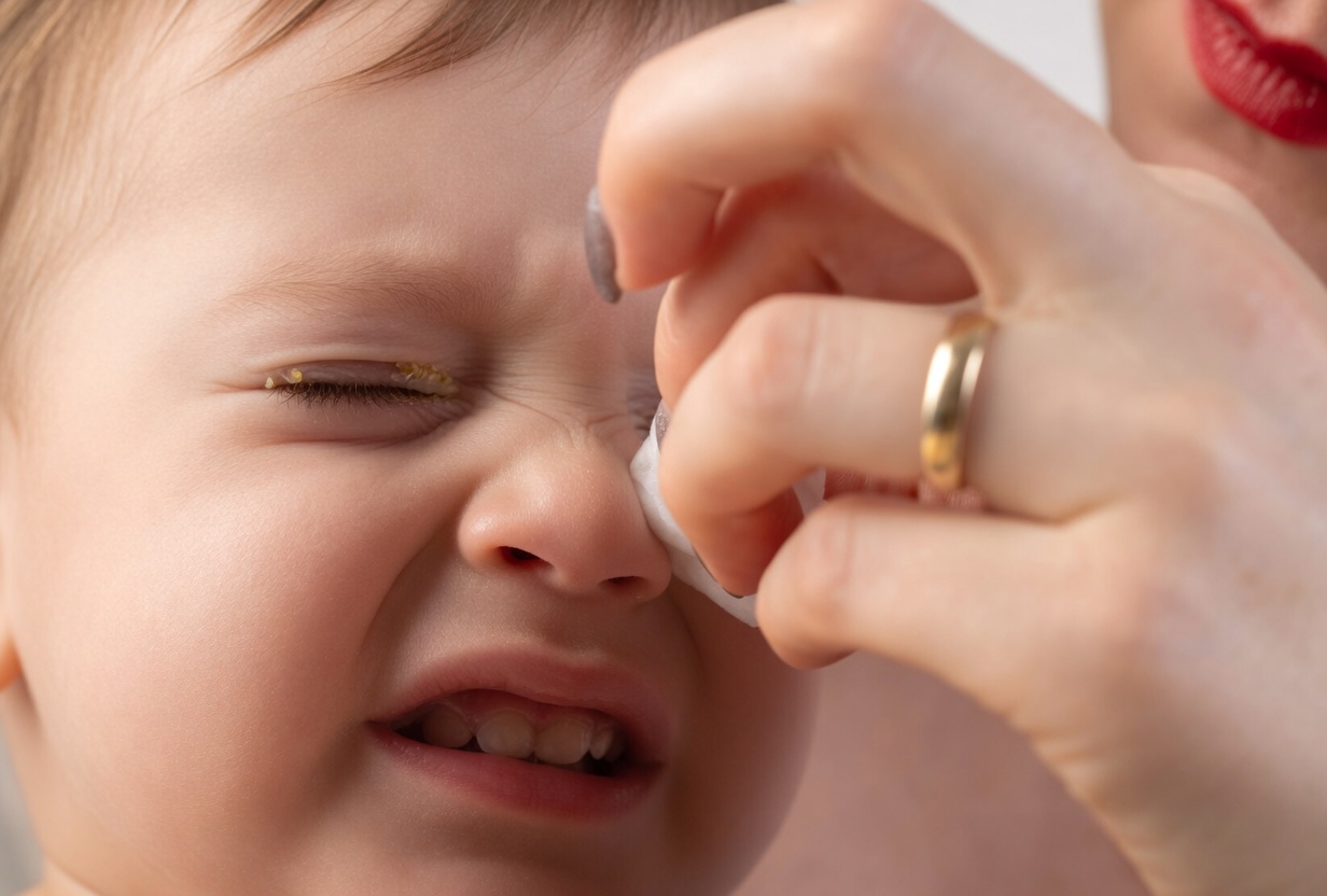Œil du tout-petit collé par des sécrétions jaunes ? Conseils doux de nettoyage à la maison que les parents devraient connaître