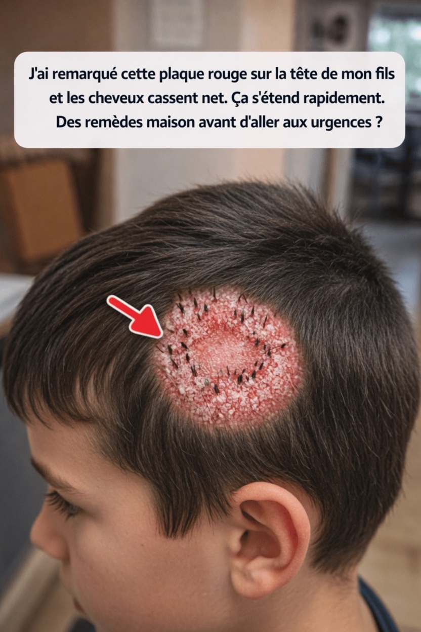 Anneaux rouges sur le cuir chevelu de votre enfant avec des cheveux qui se cassent ? Conseils essentiels pour les parents