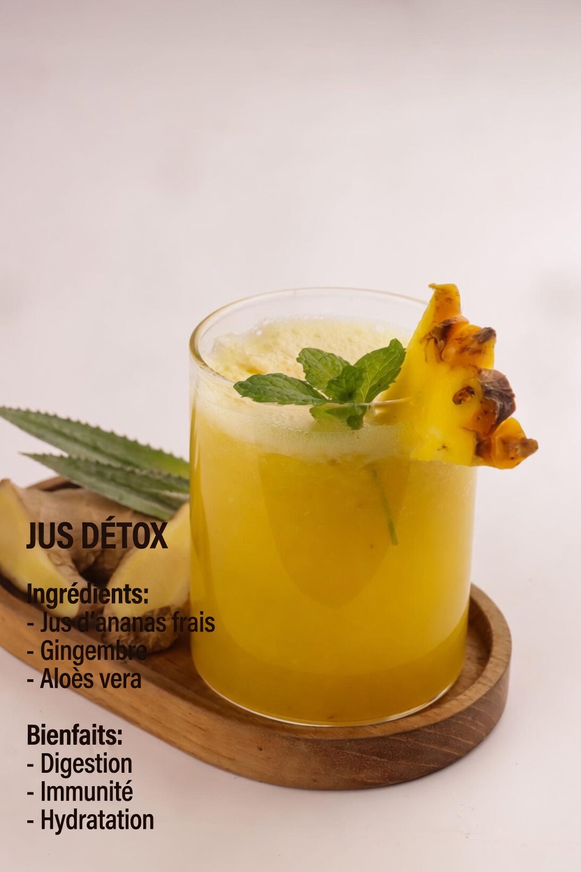 Boost de vitalité pour hommes : shot santé simple et puissant au gingembre et à l’ananas
