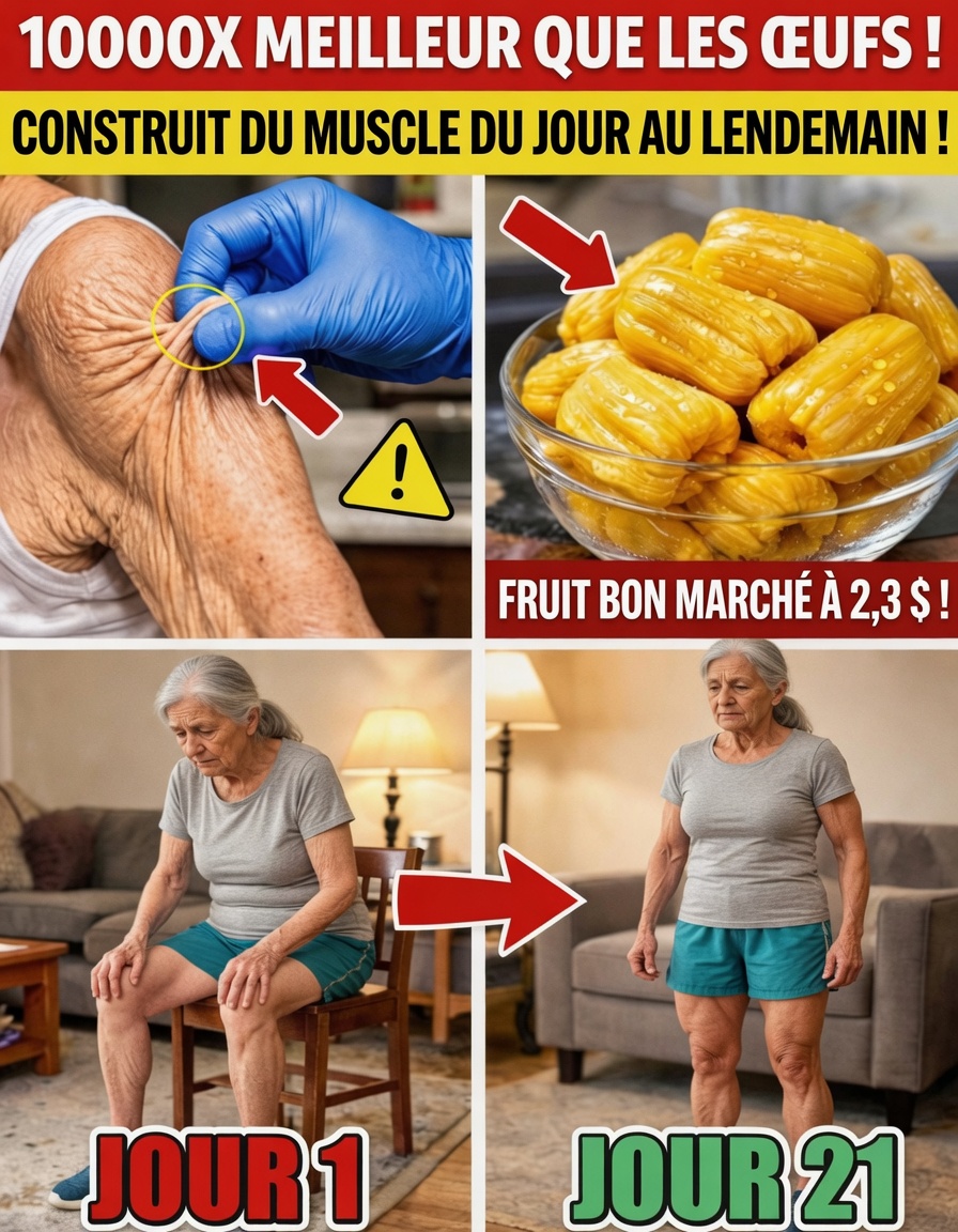 Augmenter la force musculaire après 75 ans : pourquoi ce fruit peut être plus efficace que les œufs !