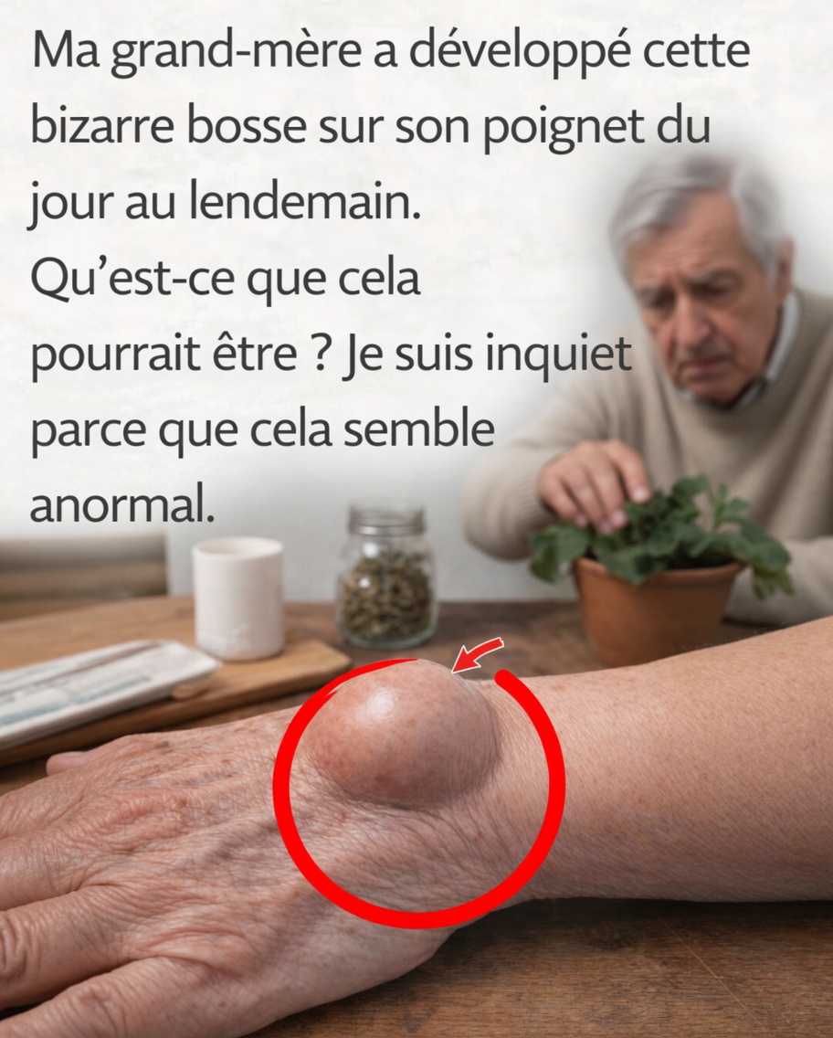 Une étrange bosse au poignet apparue du jour au lendemain ? Ce que les personnes âgées devraient savoir