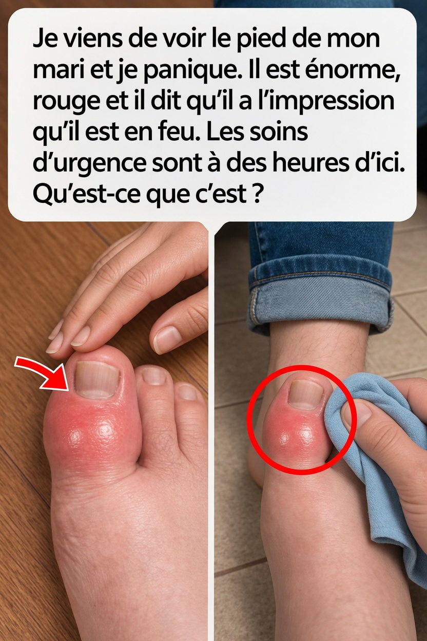 Que signifie le fait que votre pied devienne soudainement rouge, gonflé et qu’il vous brûle ?