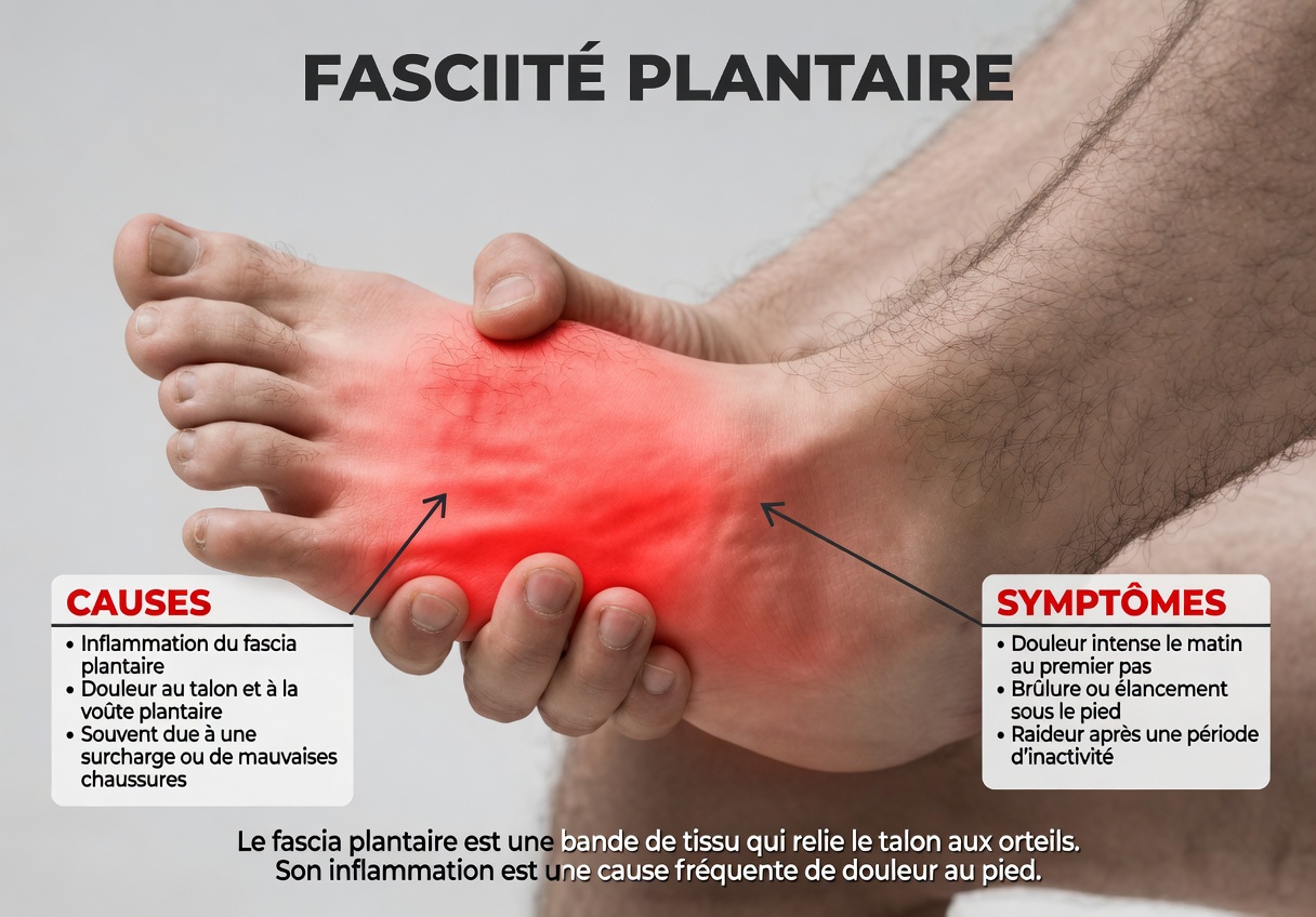 Que signifie le fait que votre pied devienne soudainement rouge, gonflé et qu’il vous brûle ?