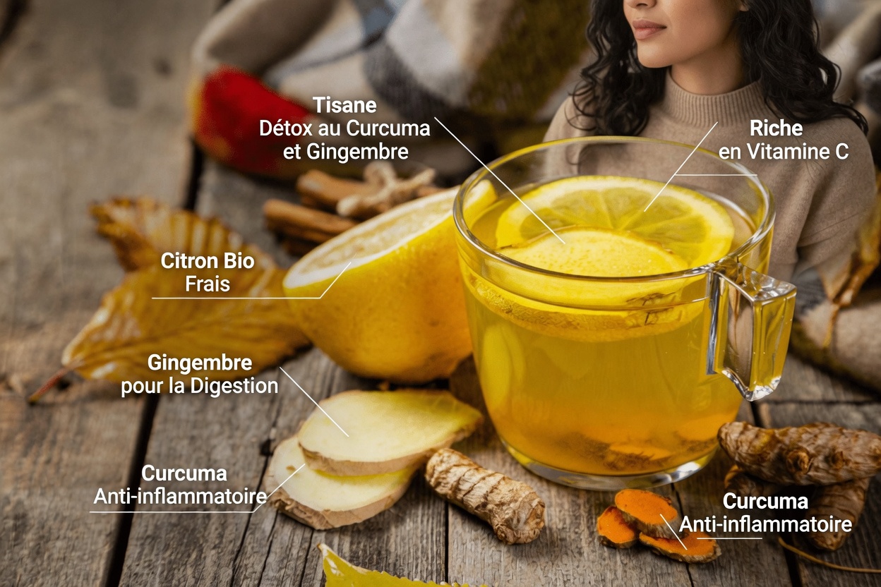 Comment commencer votre journée en pleine forme et la terminer sereinement : la tisane ultime du matin et après le dîner à l’ail, au curcuma, à l’oignon, au gingembre, à la cannelle et aux feuilles de goyave