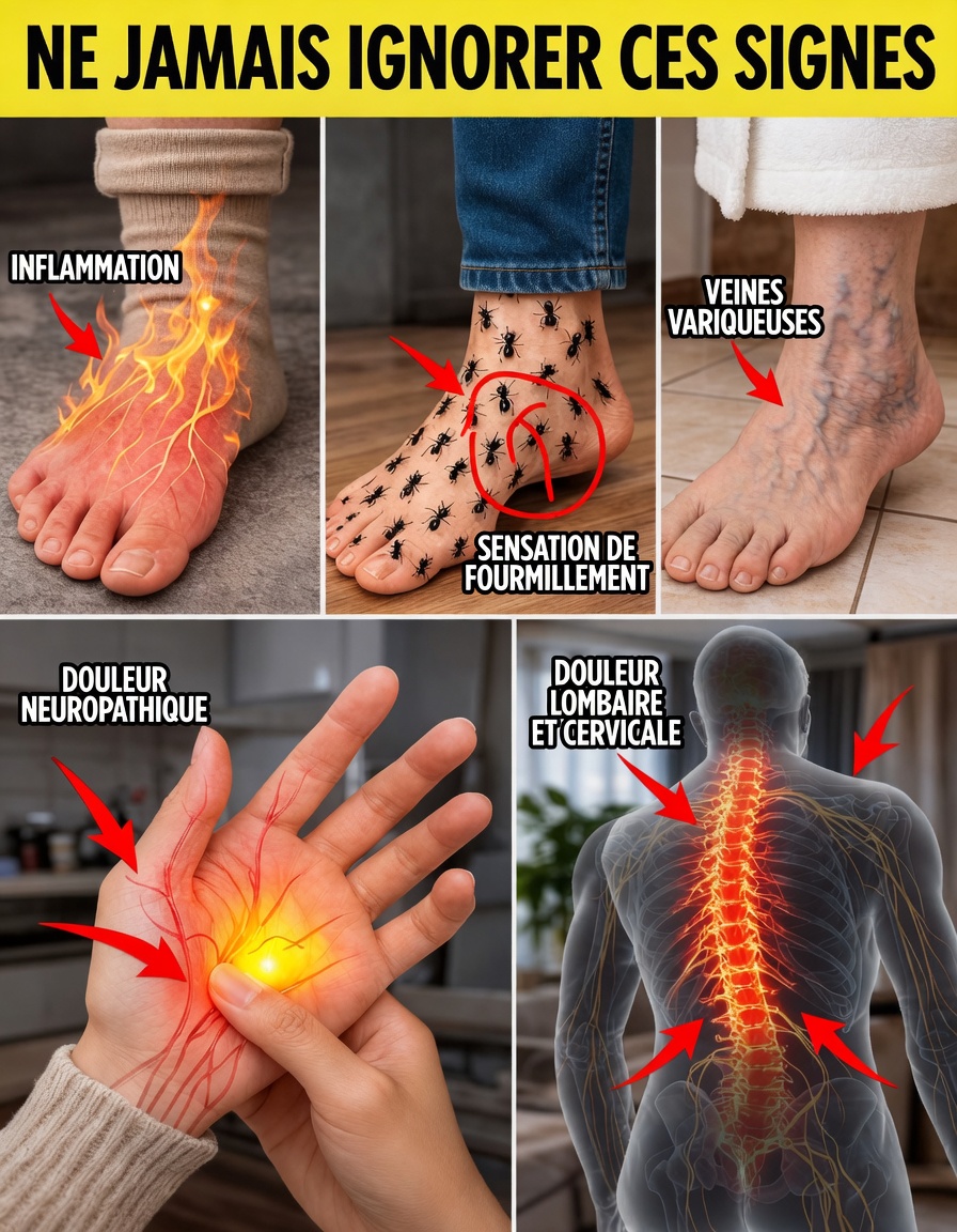 8 signes subtils de problèmes nerveux commençant dans vos orteils que vous pourriez négliger