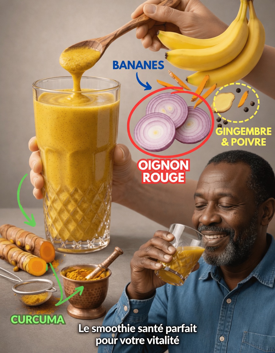 Découvrez le simple rituel de cuisine à base de banane, d’oignon et de curcuma pour soutenir naturellement le confort articulaire