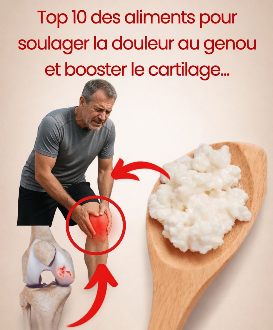 Top 10 des aliments pour soulager la douleur au genou et renforcer le cartilage
