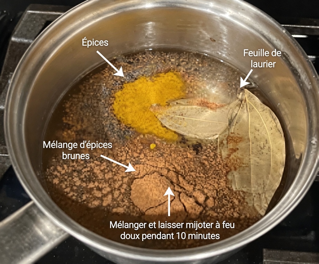 Découvrez le pouvoir apaisant du thé au gingembre, au laurier, à la cannelle et au clou de girofle