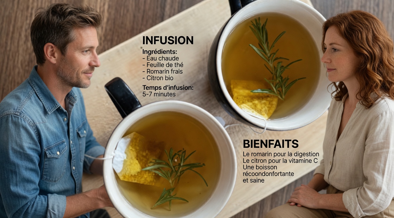 Curcuma, cannelle et romarin : la recette ultime de thé détox à essayer ce soir