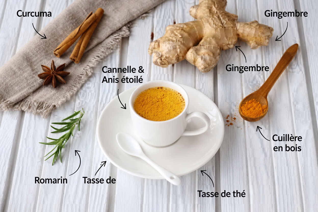 Curcuma, cannelle et romarin : la recette ultime de tisane détox à essayer ce soir
