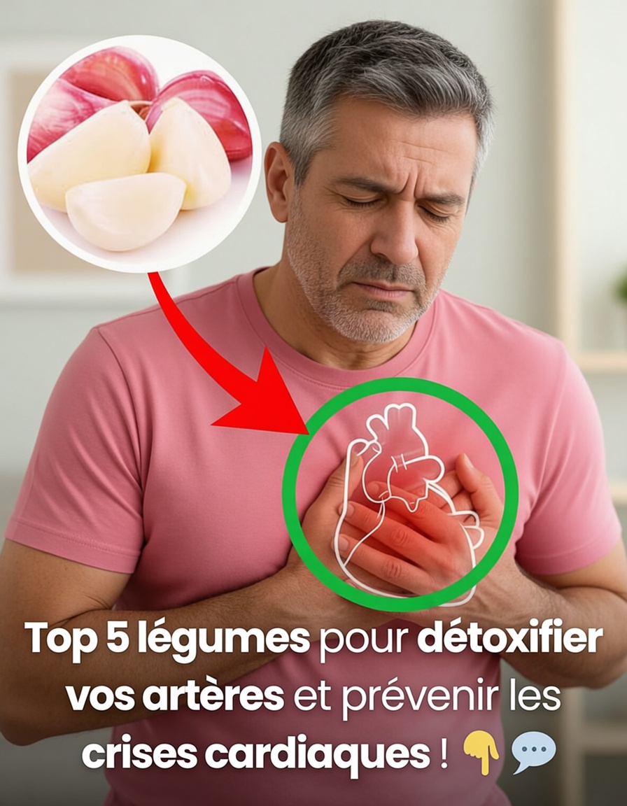 Top 5 des légumes pour détoxifier vos artères et prévenir les crises cardiaques !